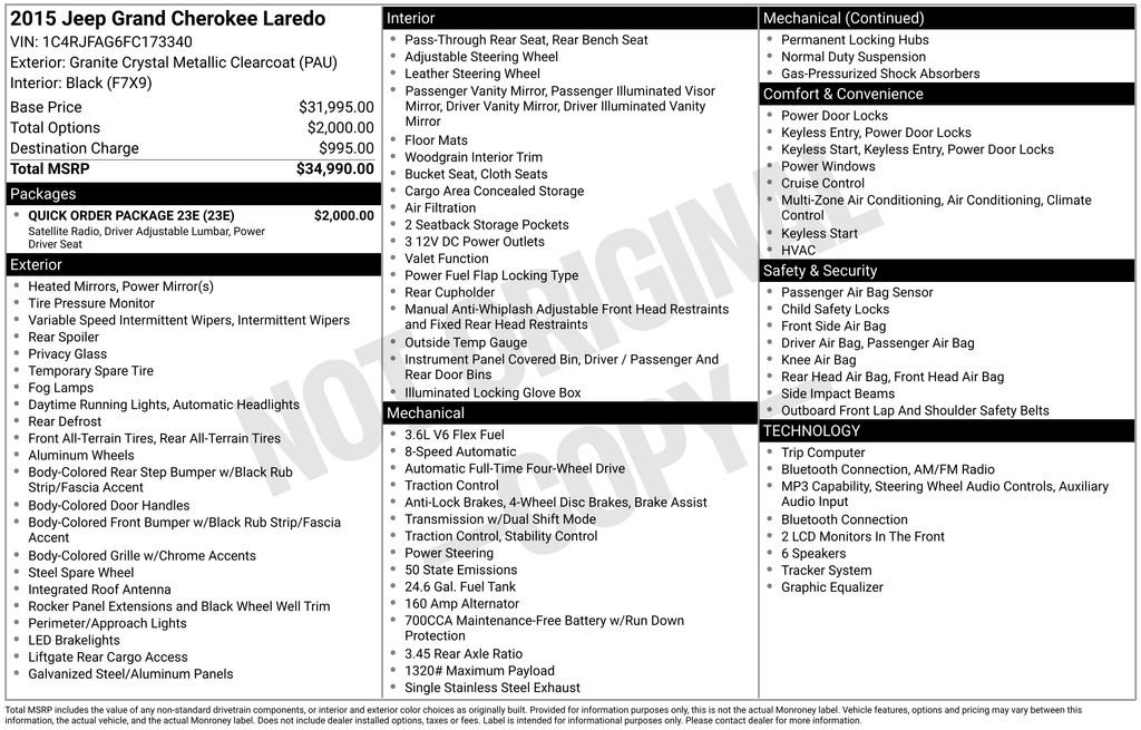 jeep grand cherokee 2015 1C4RJFAG6FC173340 image jeep grand cherokee 2015 1C4RJFAG6FC173340 image